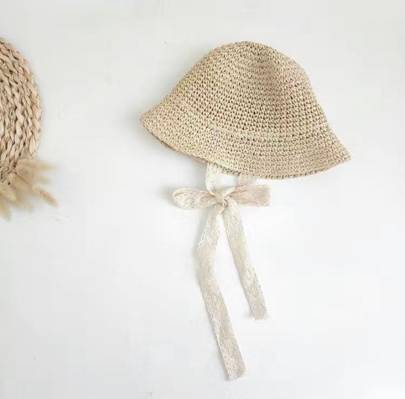 Infant/Toddler Soft Straw Sun Hats