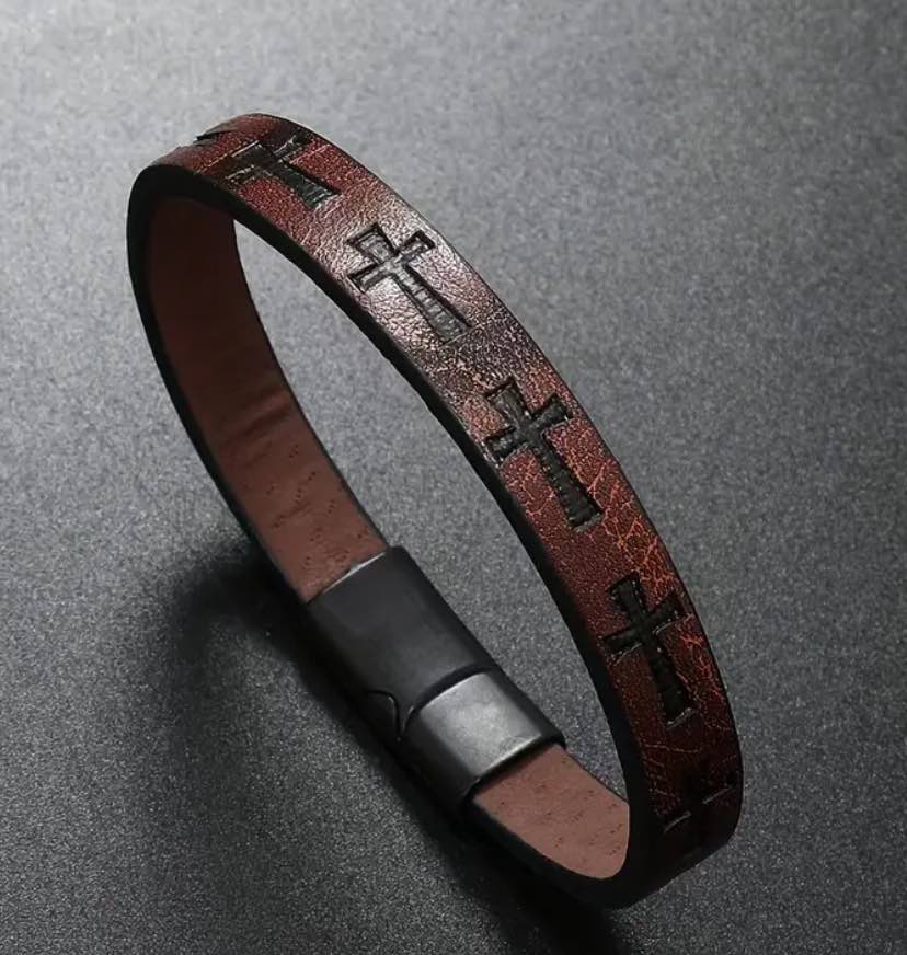 Leather Printed Bracelet