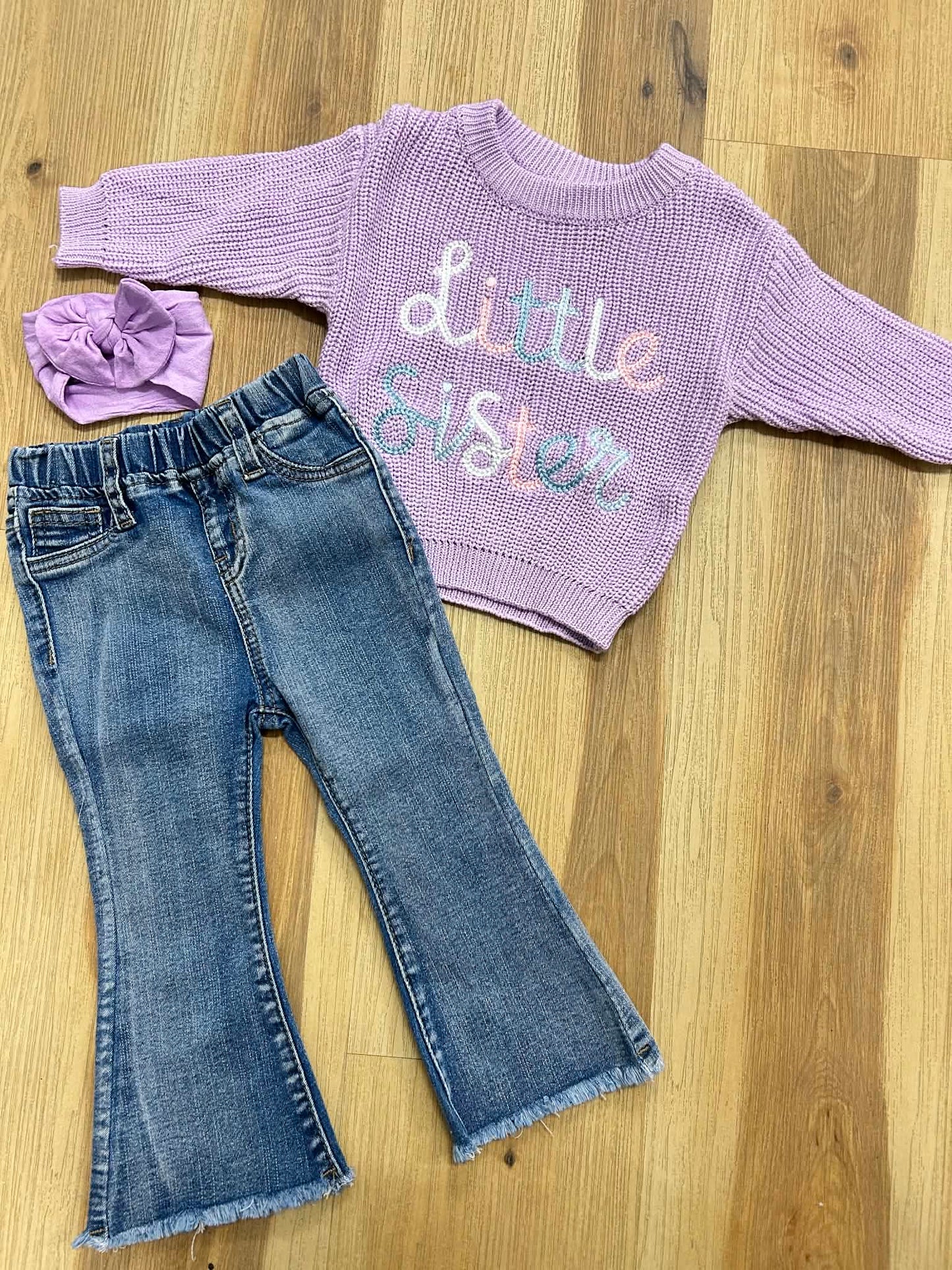 Lavender Little Sister Sweater