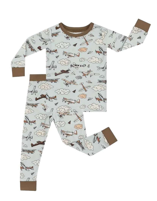Bamboo Boy Long Sleeve Pajamas