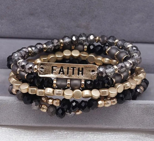 Faith Stacking Bracelets