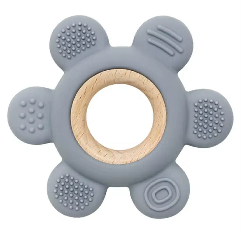 Silicon Multi-Texture Teething Ring