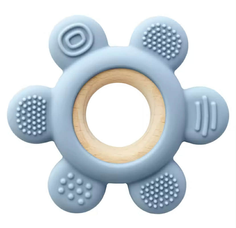 Silicon Multi-Texture Teething Ring