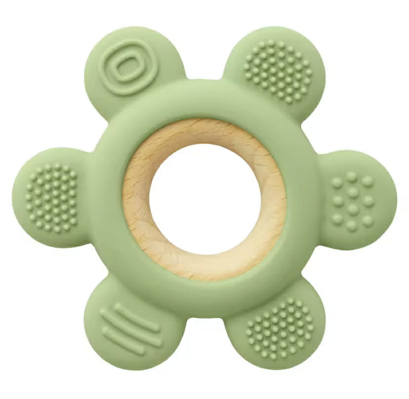 Silicon Multi-Texture Teething Ring
