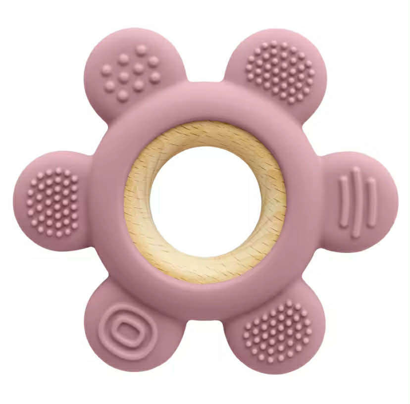 Silicon Multi-Texture Teething Ring