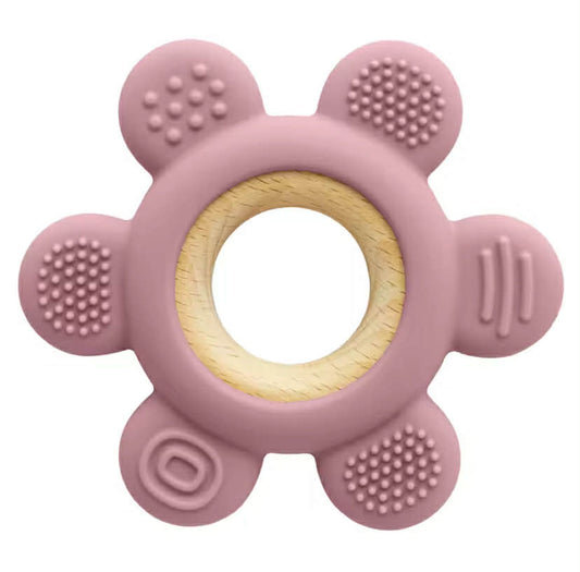 Silicon Multi-Texture Teething Ring