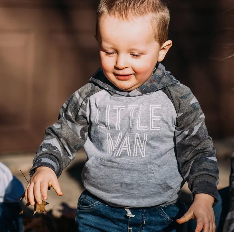 Little Man Camo Hoodie