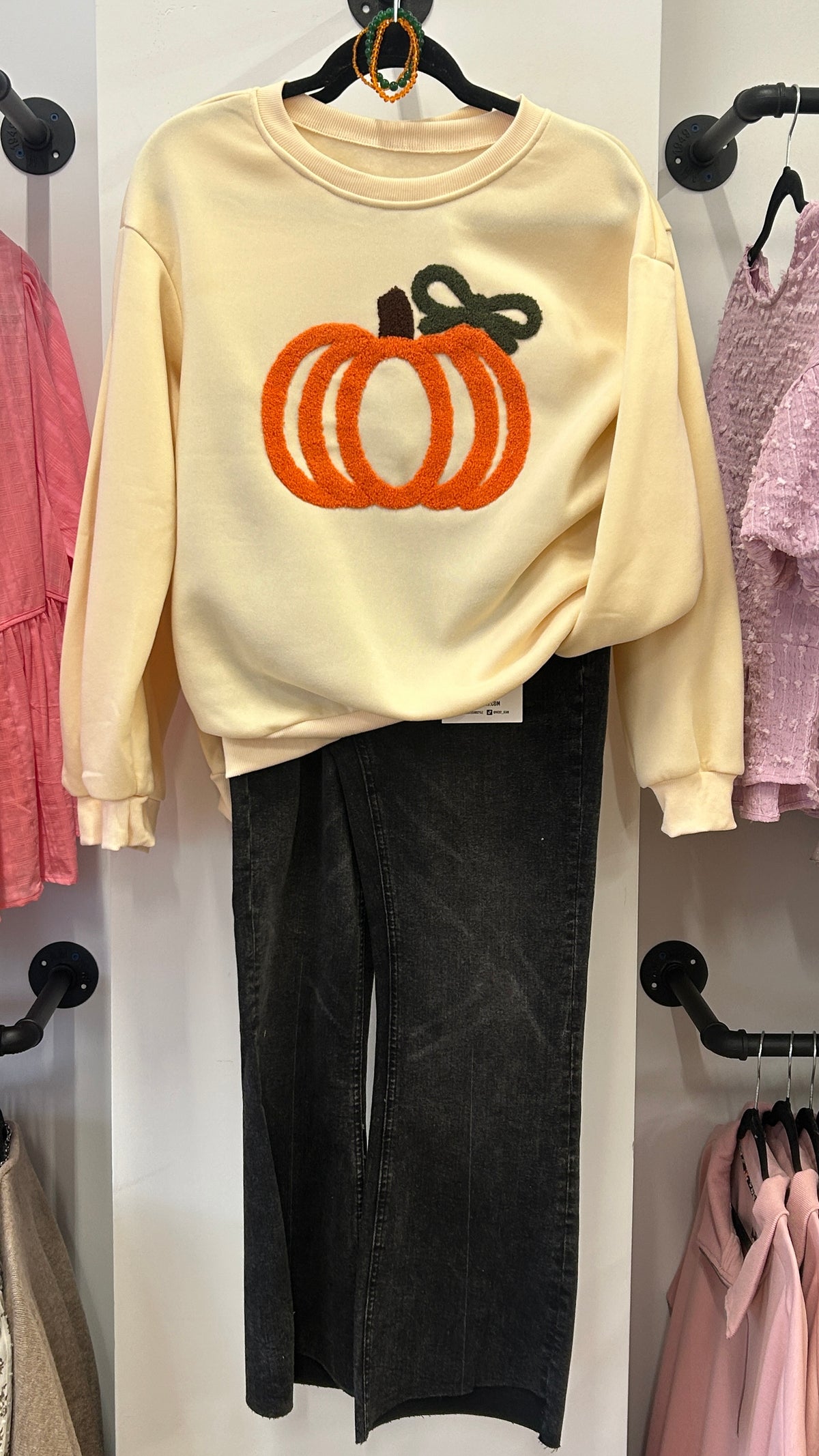 Embroidered Fall Sweatshirts