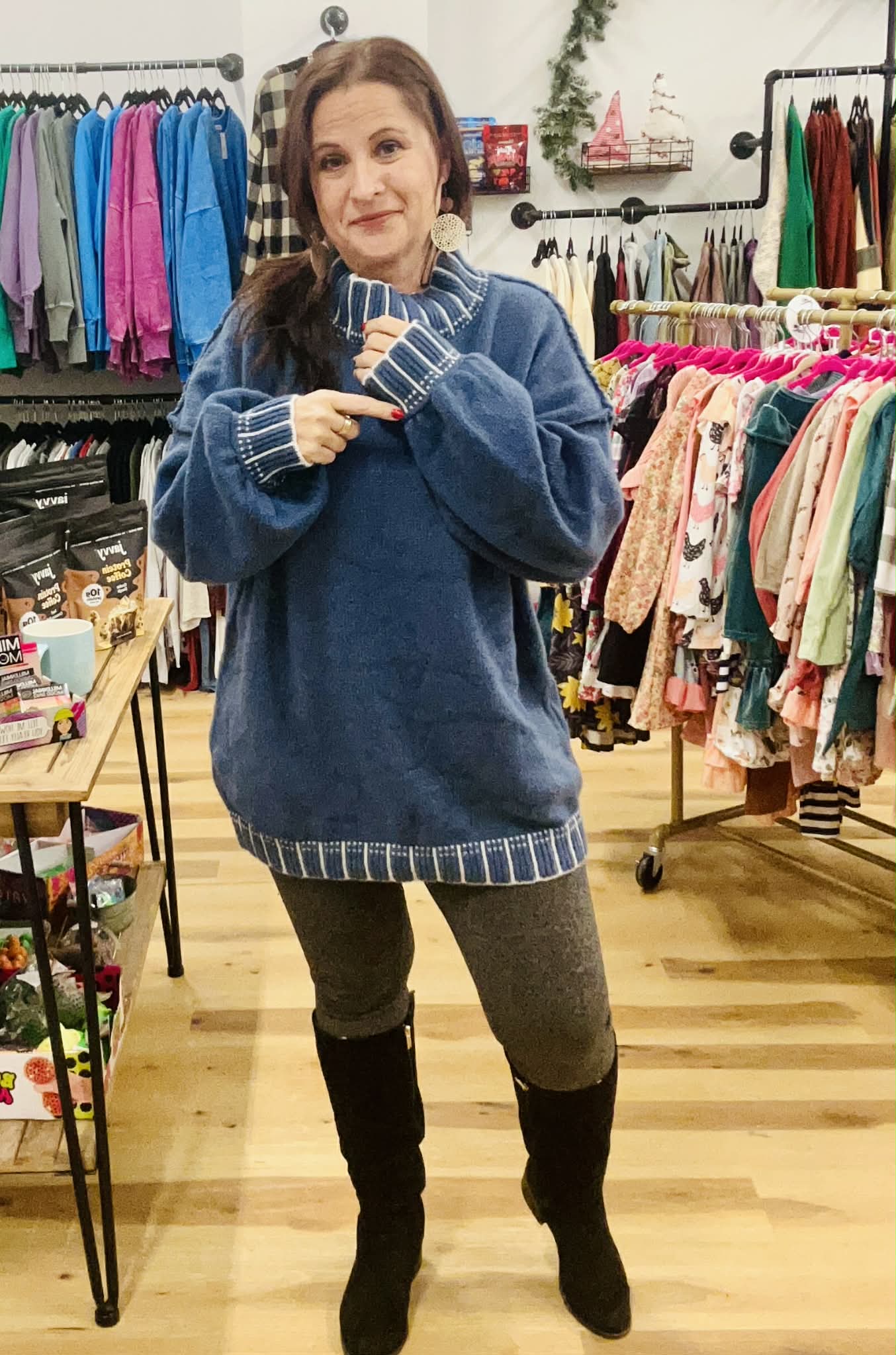 Wide Stitch Oversized Sweater