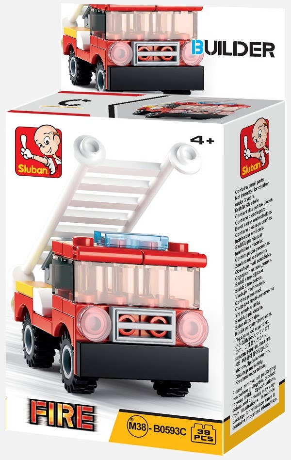 Builder Fire Building Bricks