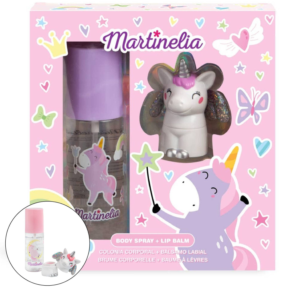 Martinelia Unicorn Sweet Dreams Body Spray & Lip Balm