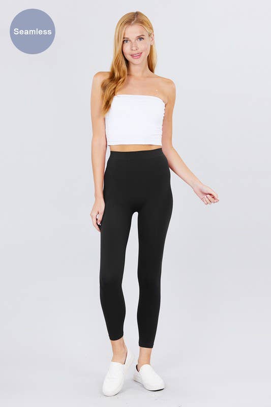 Seamless Thick Footless Tights