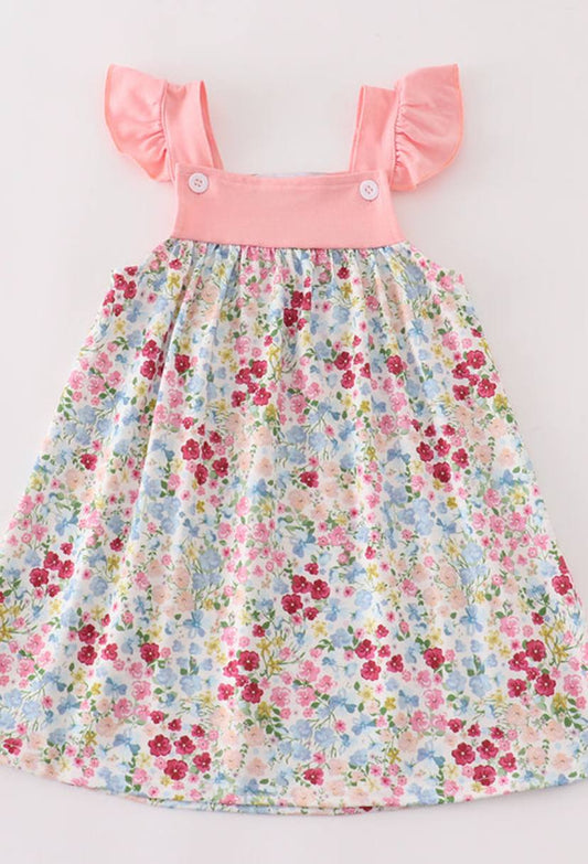 Pink Floral Jasmine Dress