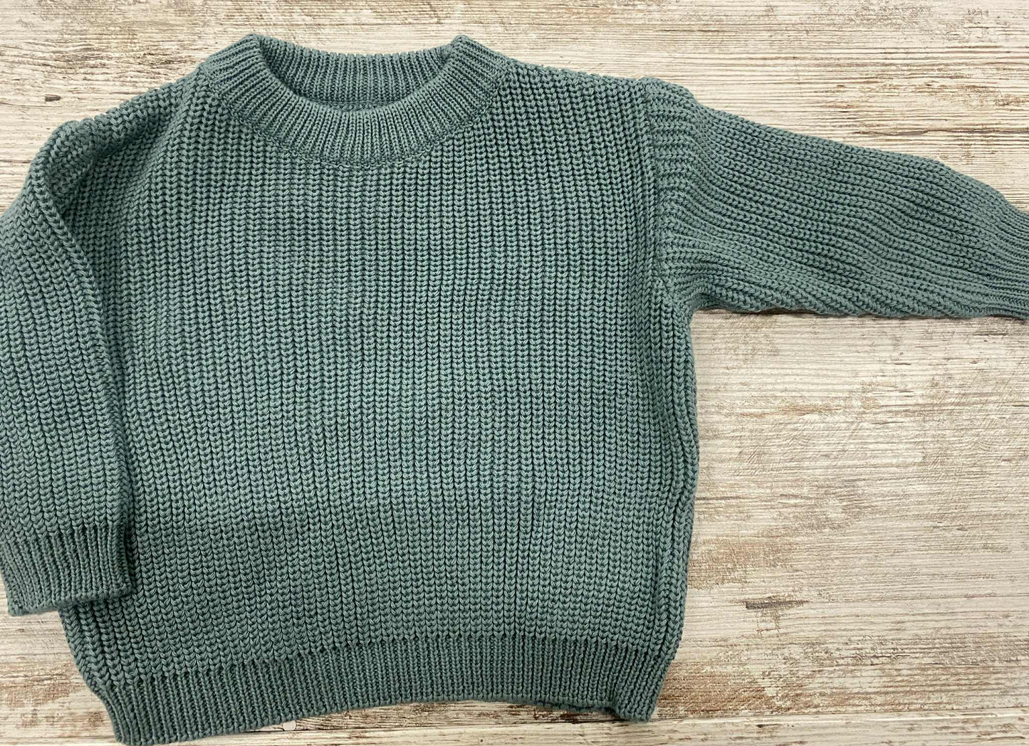 Teal Thick Knit Sweater