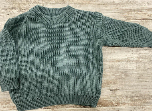 Teal Thick Knit Sweater
