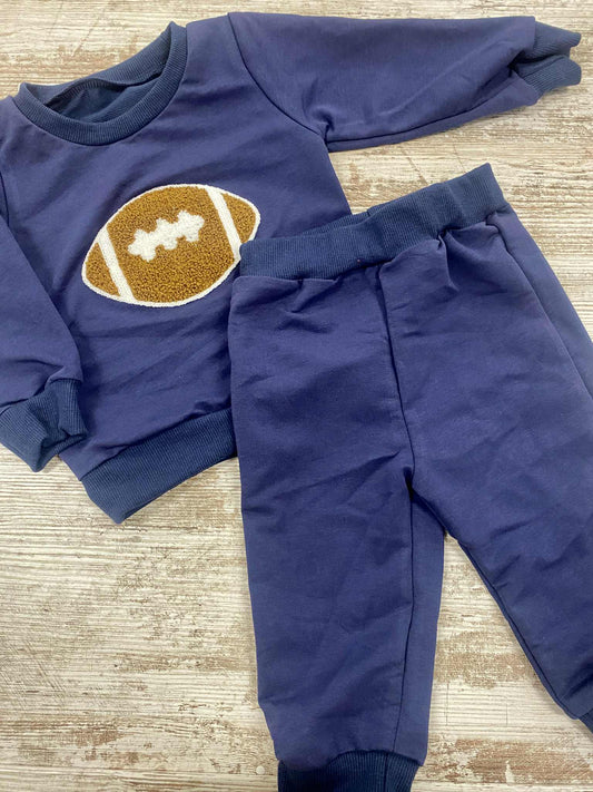 Applique Football Sweatsuit