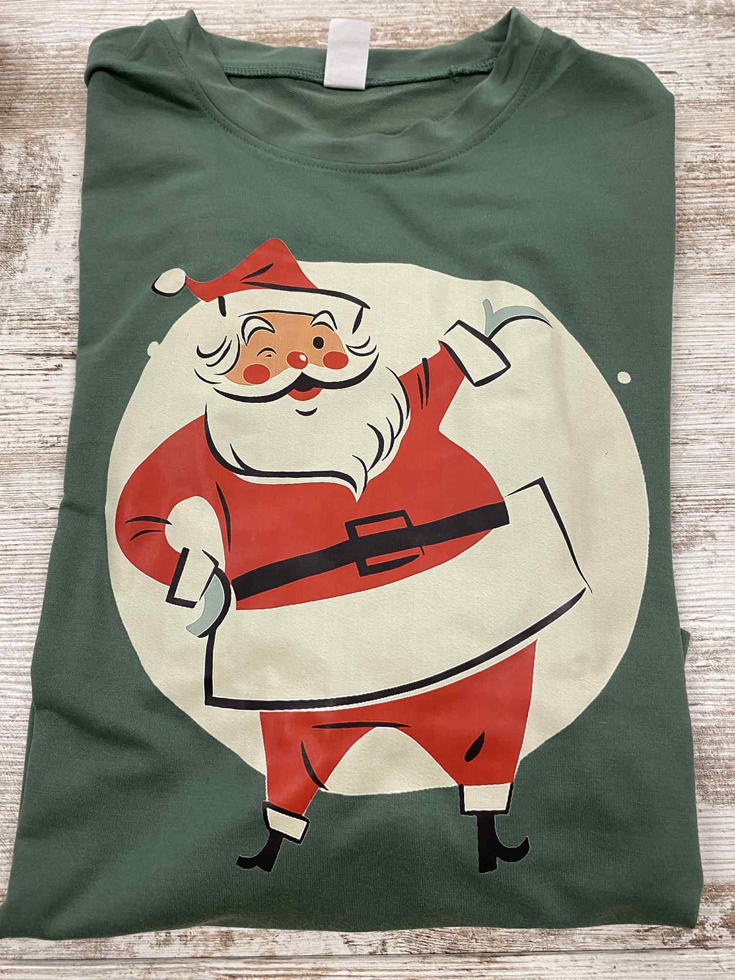 Vintage Santa Long Sleeve
