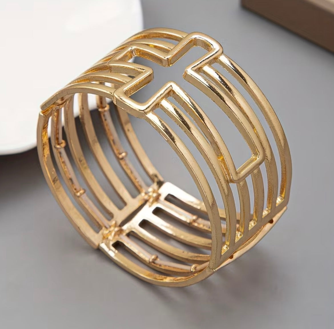 Cross Metal Bracelet