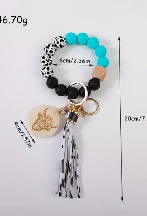 Highland Cow Keyring