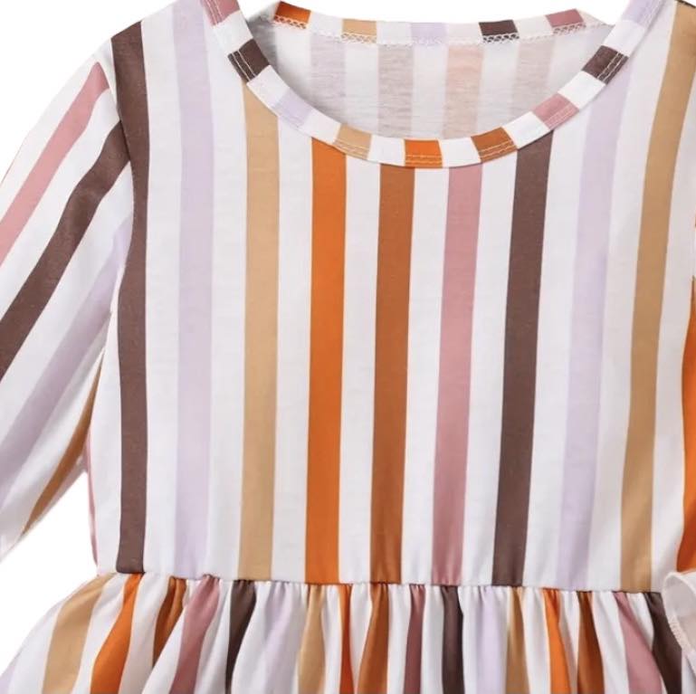 Fall Stripes For Days Dress