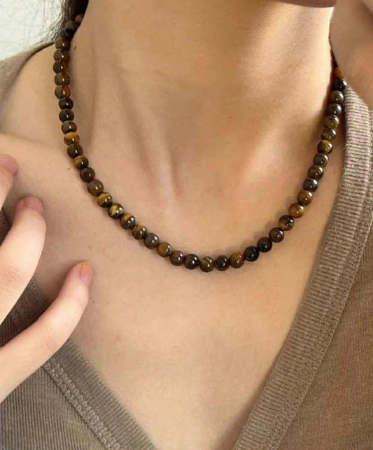 Brown Stone Necklace