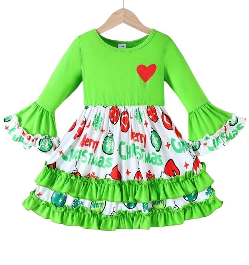 Grinch Heart Dress