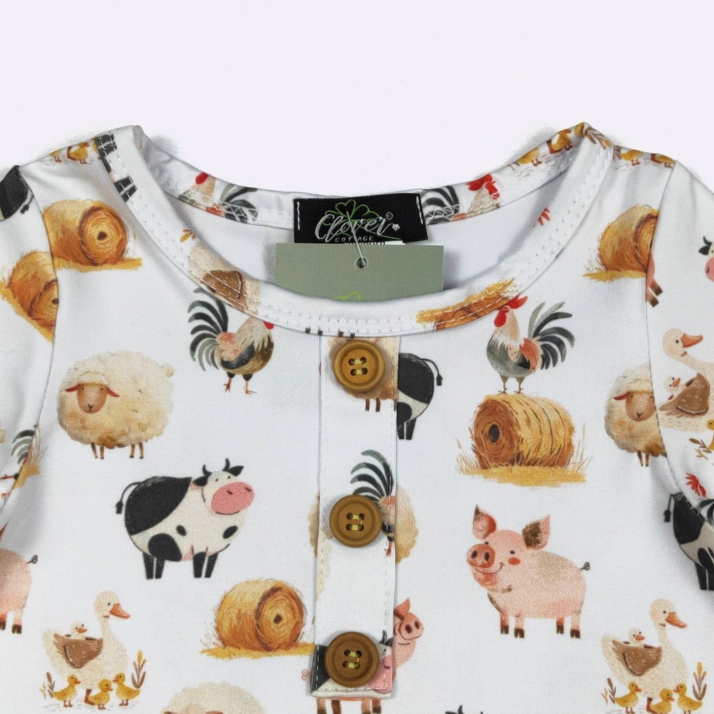 Farm Friends Knotted Gown