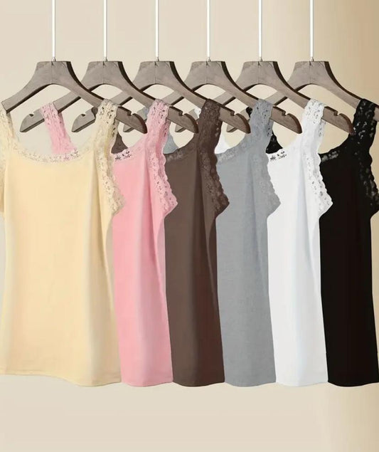 Lace Strap Tanks