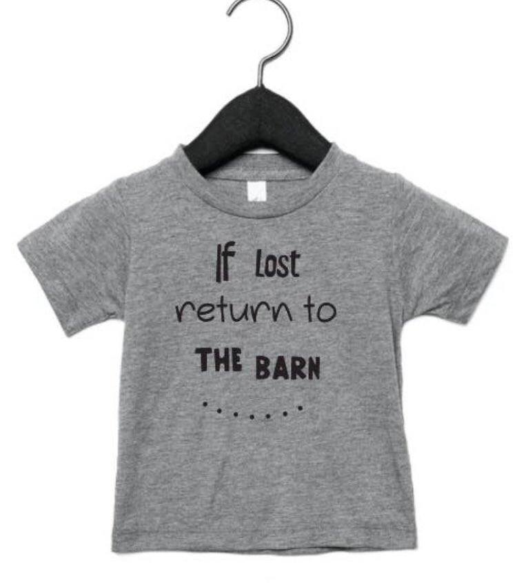 If Lost Return to Barn