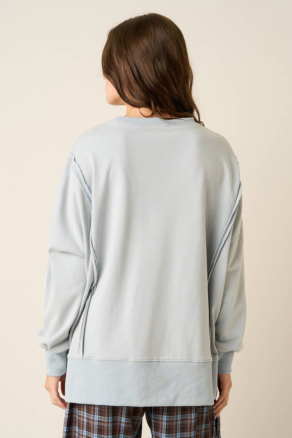 JESUS LOVES YOU PATCHWORK MINERAL WASH SWEATSHIRT