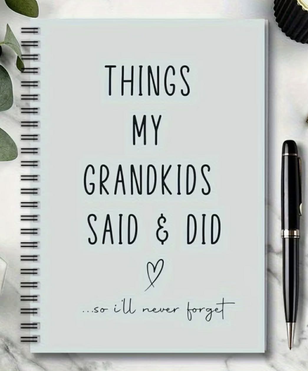 Letters and Things Said Notebook