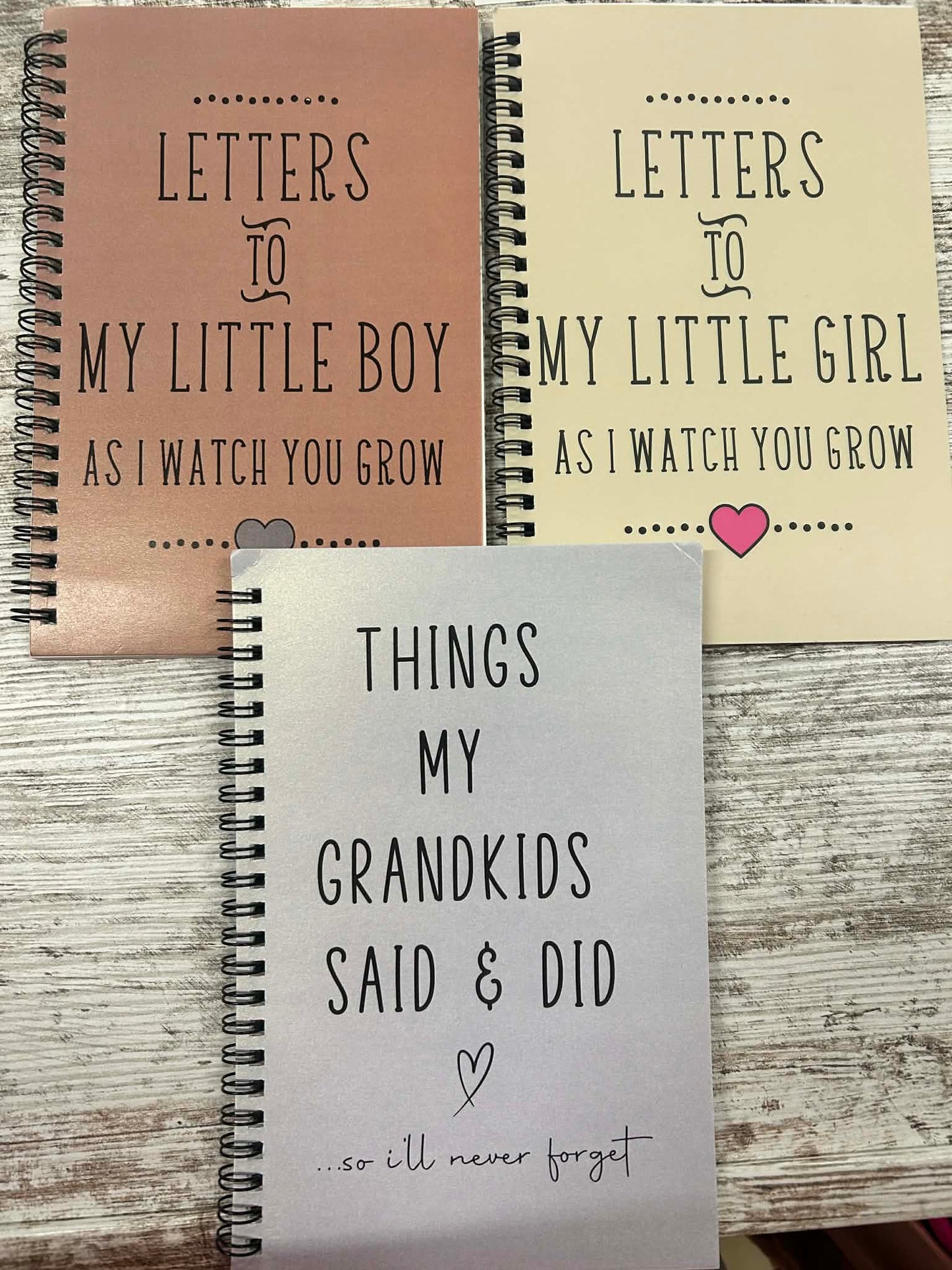 Letters and Things Said Notebook