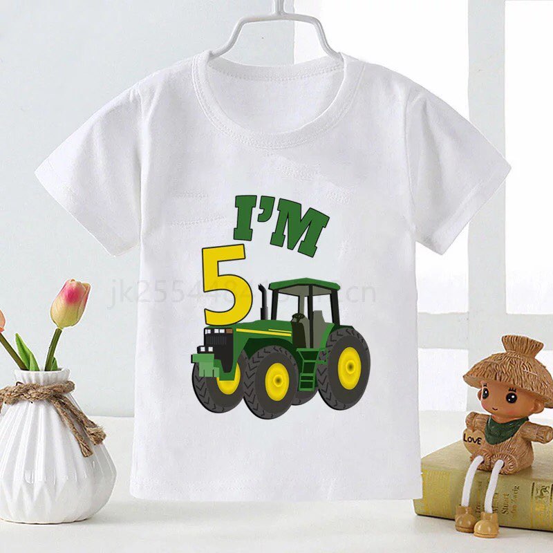 Farm Number Birthday Shirts