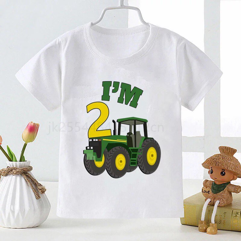 Farm Number Birthday Shirts