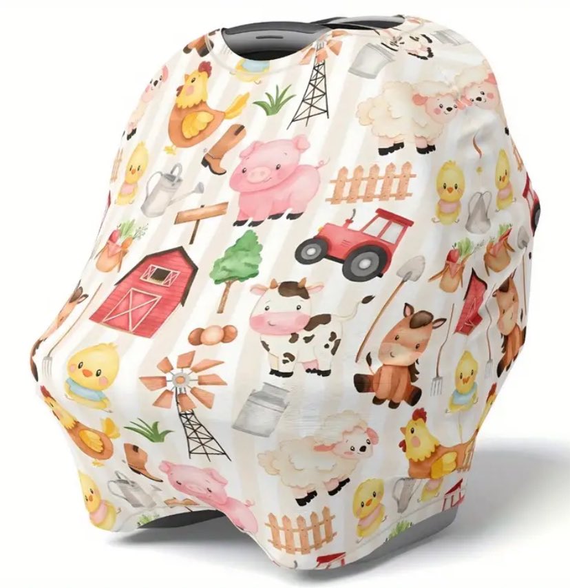 Farm Car Seat Cover