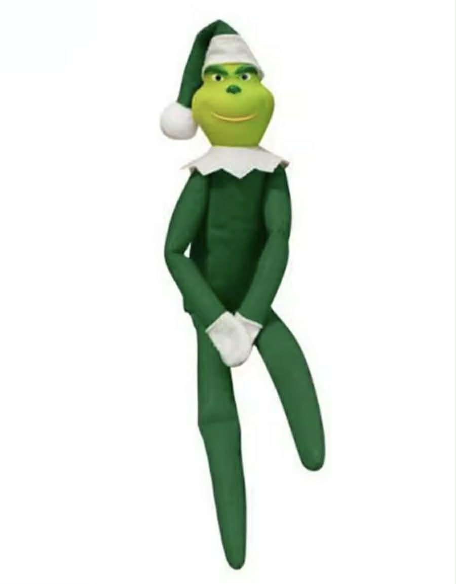 Grinch Elf On The Shelf