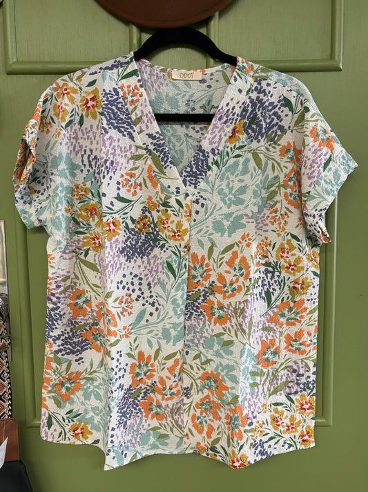 Sage/Orage V-Neck Blouse