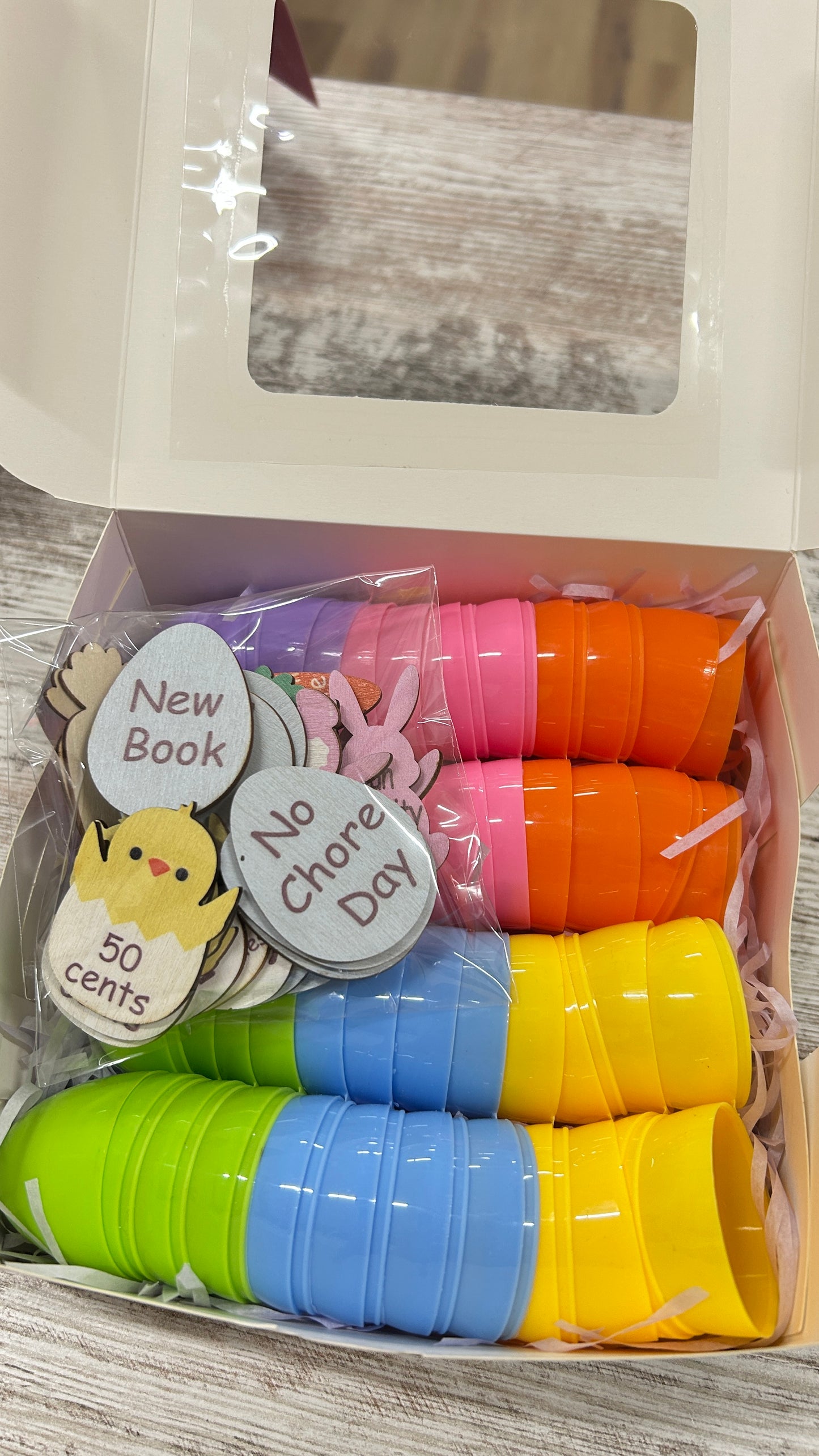 Wood Coin Egg Hunt Kit