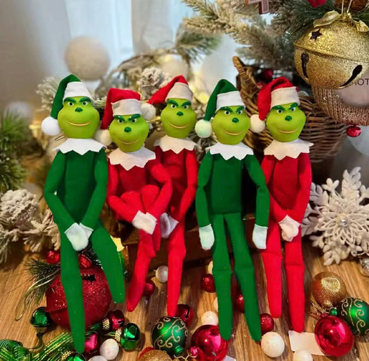 Grinch Elf On The Shelf