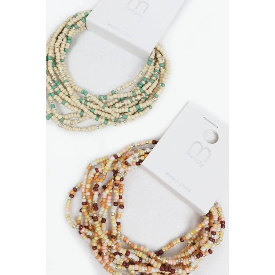 Seed Bead Bundle Bracelet