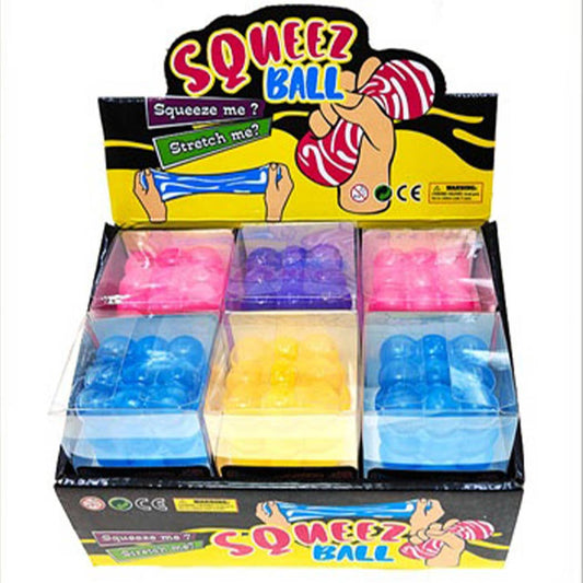 Embossed Cube Shaped Maltose Squish Toy