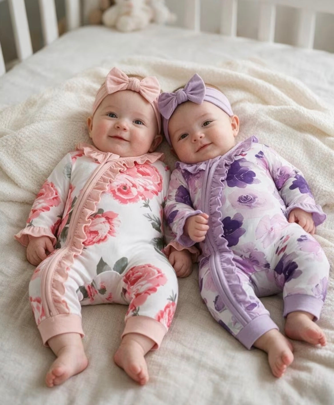 Ruffle Front Floral