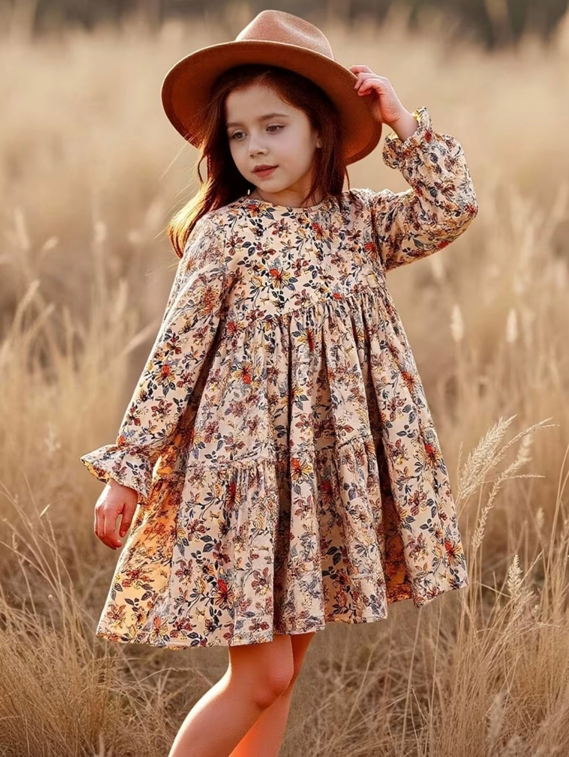 Fall Flower Dress