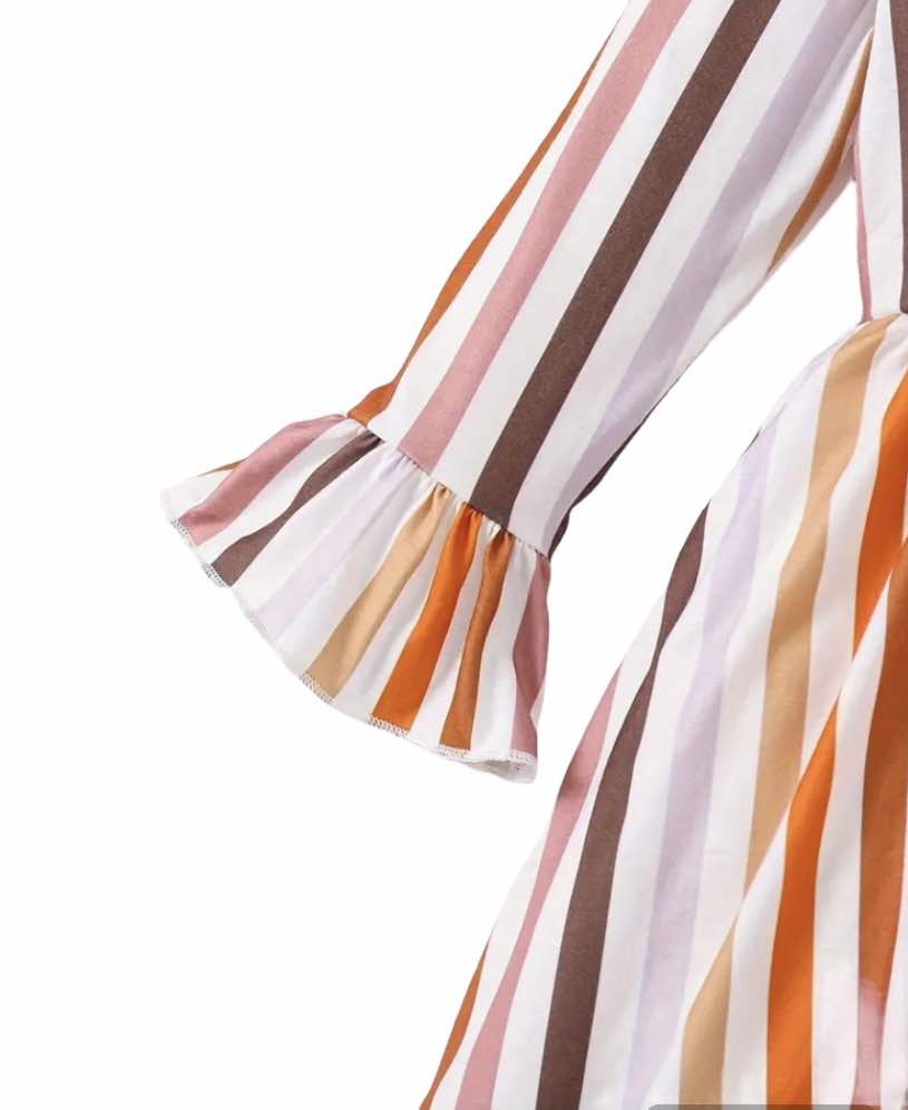 Fall Stripes For Days Dress