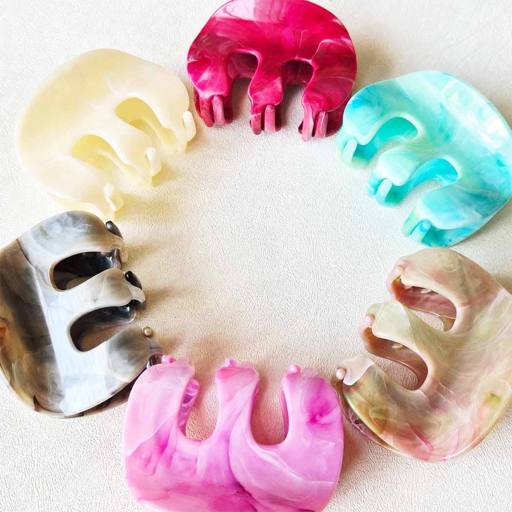 Marbled Hair Claw Clip