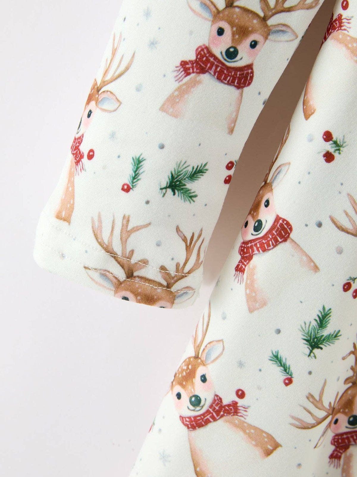 Girls Reindeer Christmas Twirl  Dress