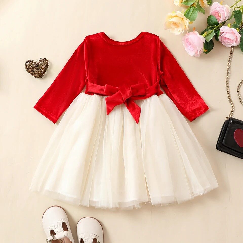 Red Velvet Tutu Dress