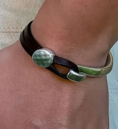 Retro Double Layer Hook Bracelet