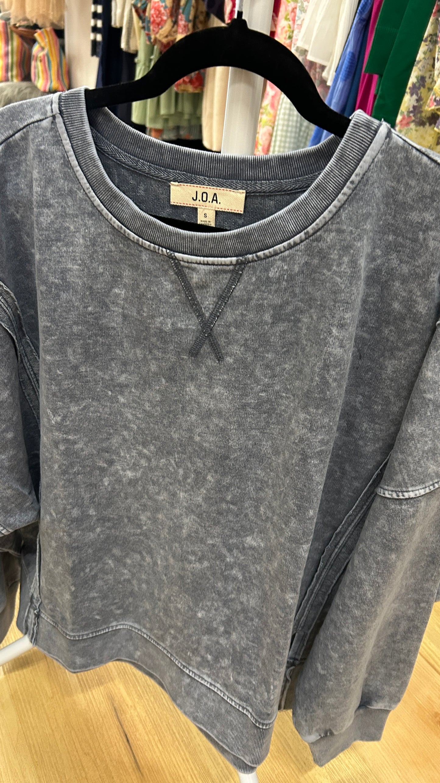 Mineral Washed Oversized Sweatshirt