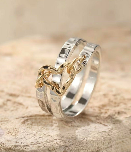 Hollow Heart Ring
